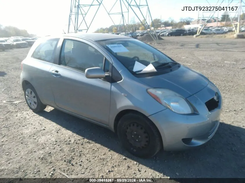 JTDJT923275041167 2007 Toyota Yaris