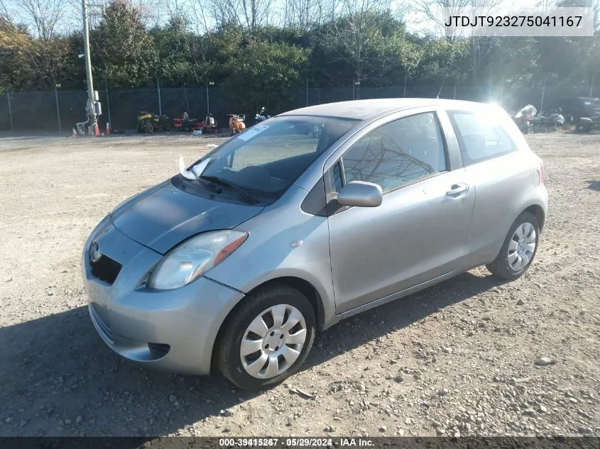 JTDJT923275041167 2007 Toyota Yaris