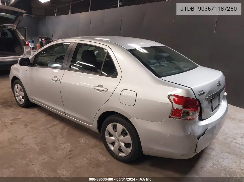 JTDBT903671187280 2007 Toyota Yaris