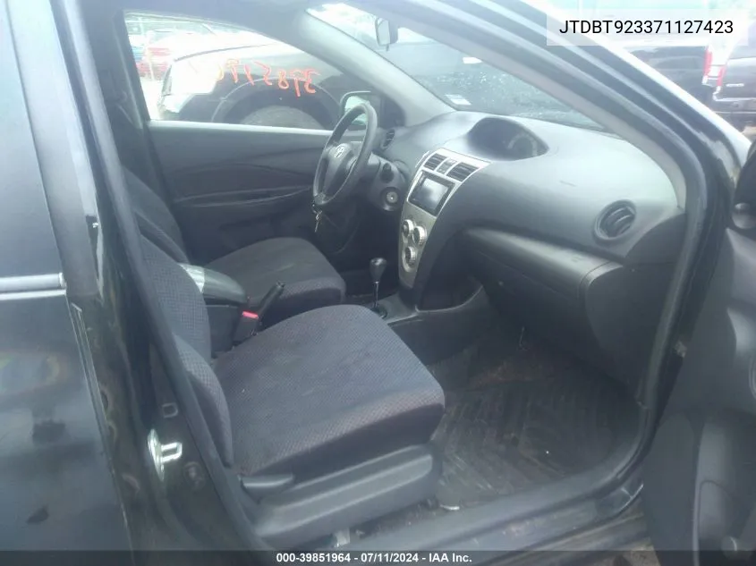 JTDBT923371127423 2007 Toyota Yaris