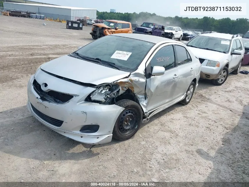 JTDBT923871153032 2007 Toyota Yaris S