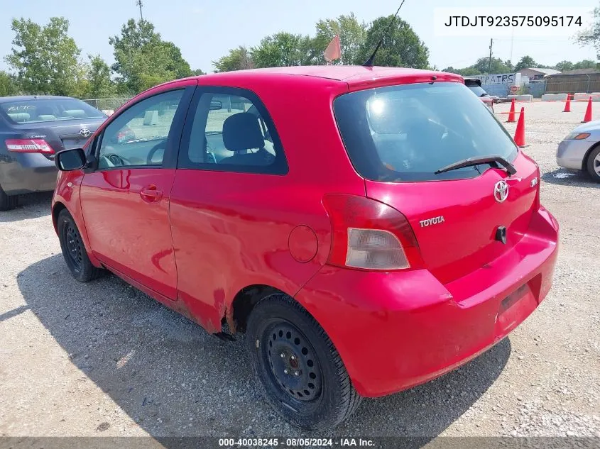 JTDJT923575095174 2007 Toyota Yaris