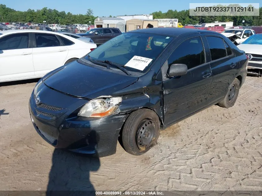 2007 Toyota Yaris VIN: JTDBT923371129141 Lot: 40089993