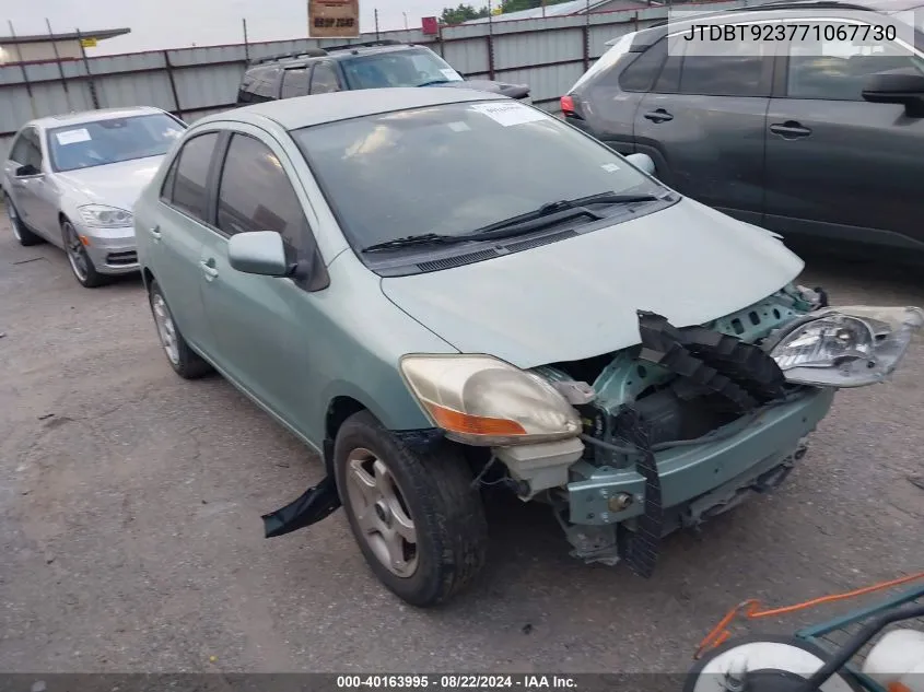 JTDBT923771067730 2007 Toyota Yaris