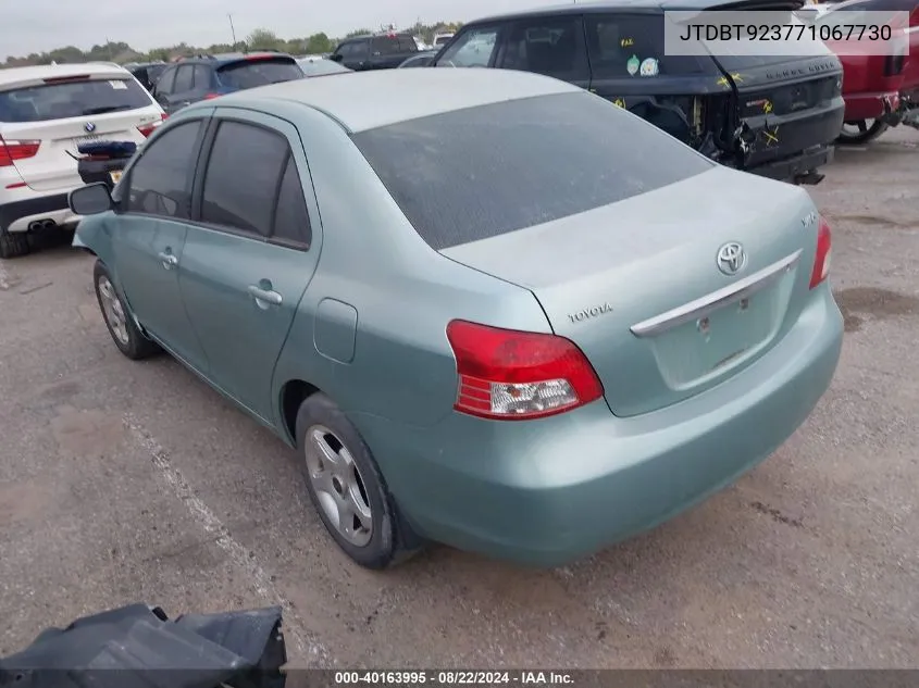 JTDBT923771067730 2007 Toyota Yaris