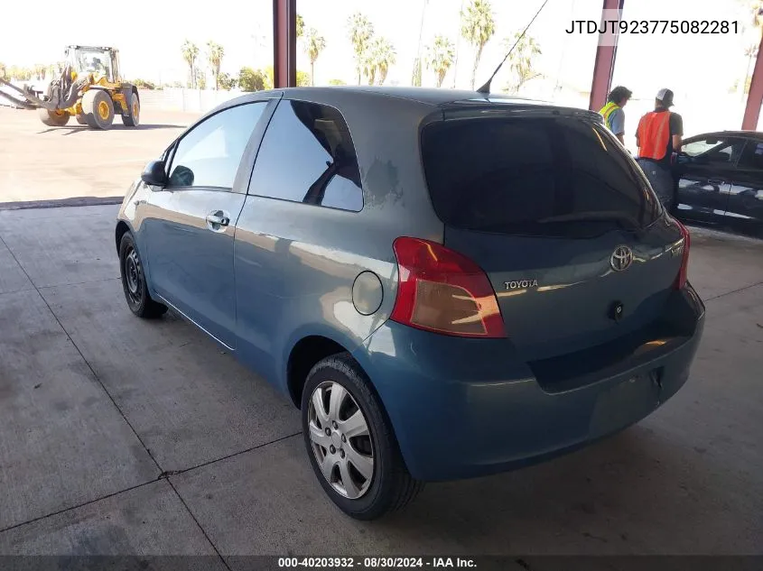 JTDJT923775082281 2007 Toyota Yaris