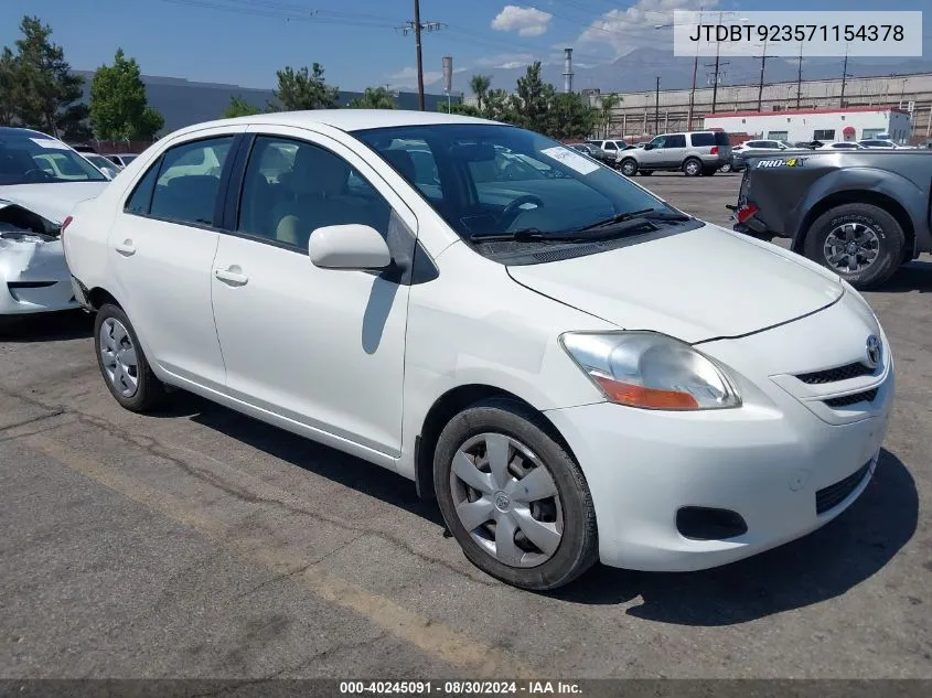 JTDBT923571154378 2007 Toyota Yaris