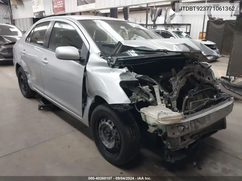 JTDBT923771061362 2007 Toyota Yaris