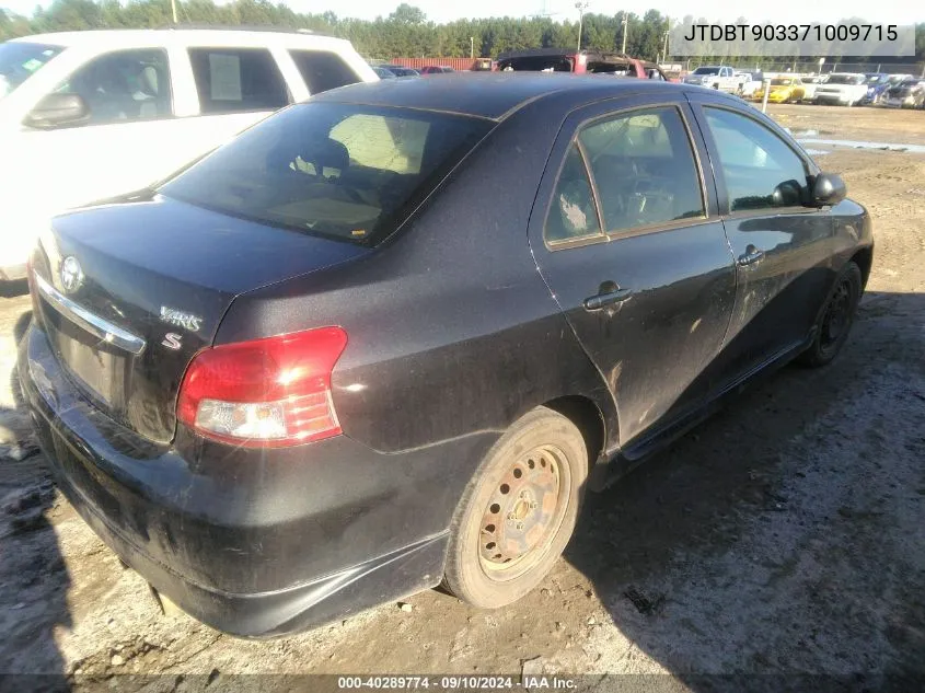 2007 Toyota Yaris S VIN: JTDBT903371009715 Lot: 40289774