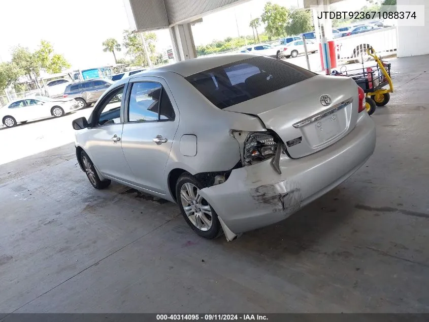 JTDBT923671088374 2007 Toyota Yaris