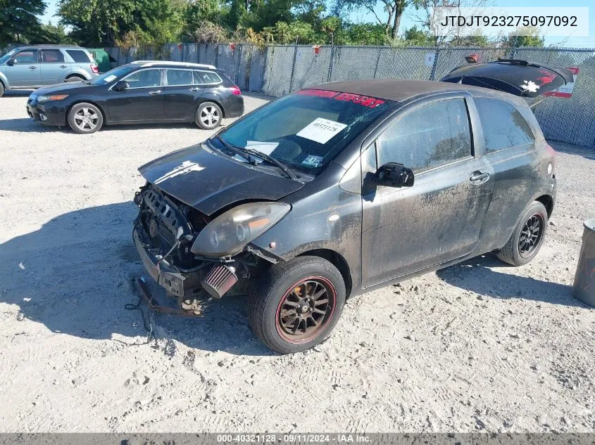 JTDJT923275097092 2007 Toyota Yaris