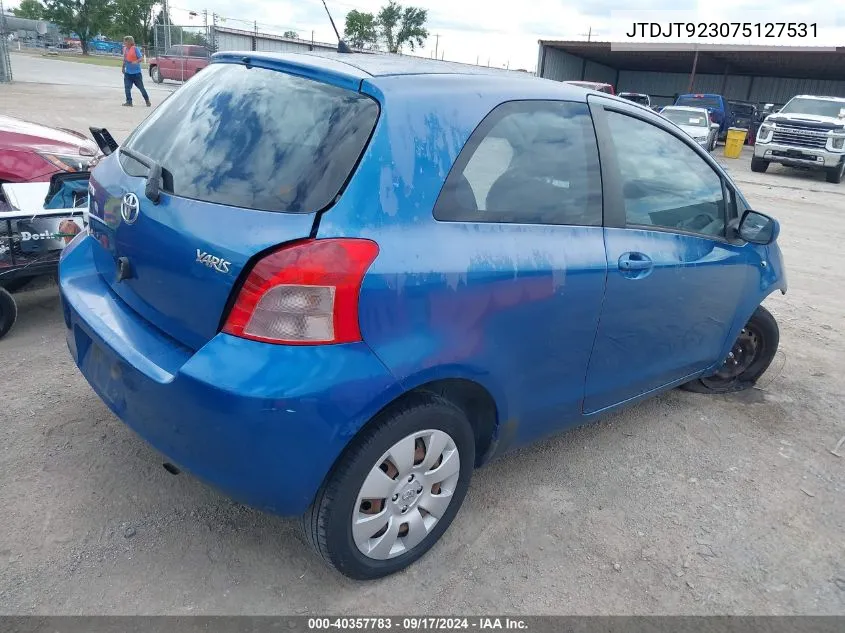 JTDJT923075127531 2007 Toyota Yaris