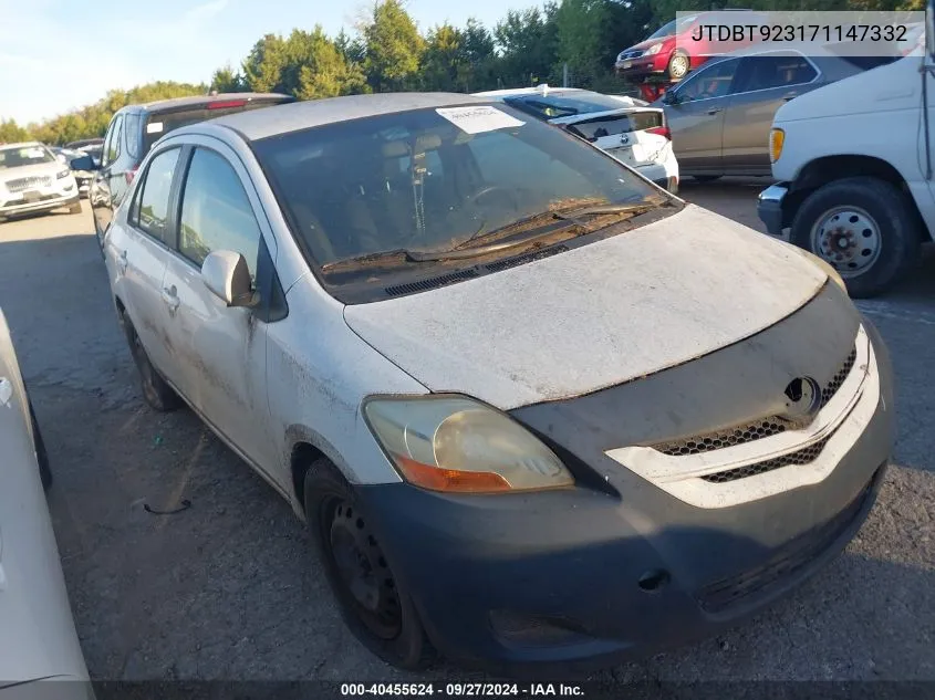 JTDBT923171147332 2007 Toyota Yaris