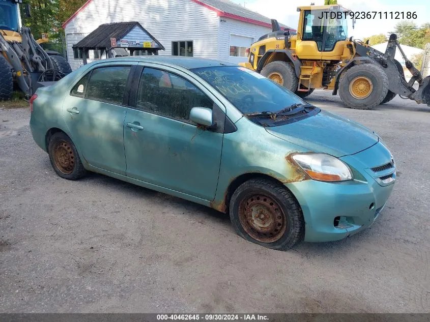 JTDBT923671112186 2007 Toyota Yaris