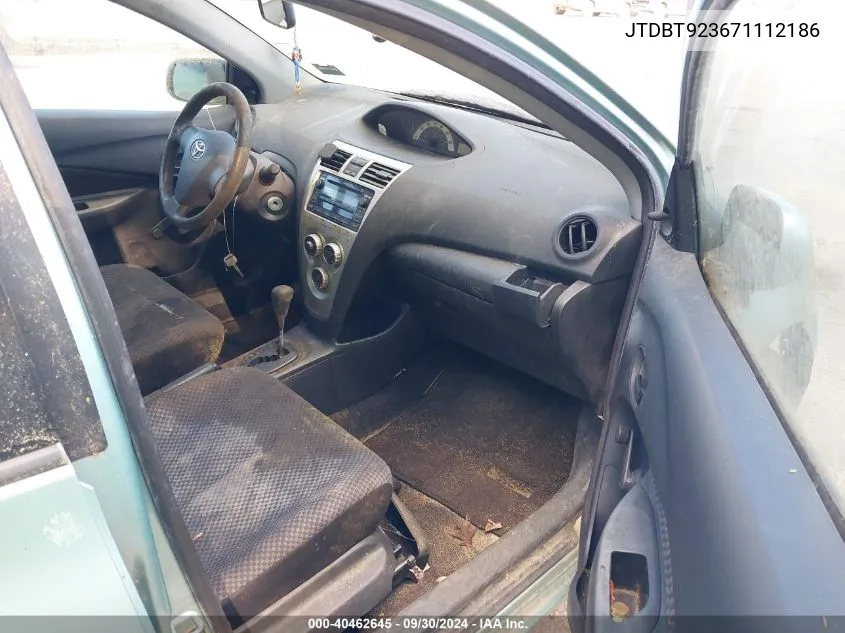 JTDBT923671112186 2007 Toyota Yaris