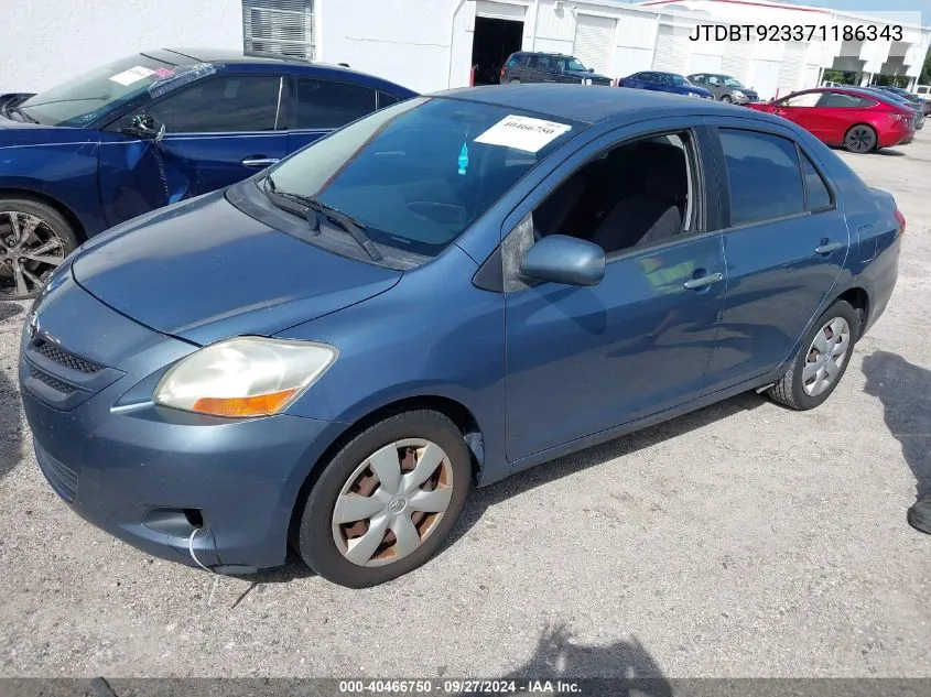 JTDBT923371186343 2007 Toyota Yaris