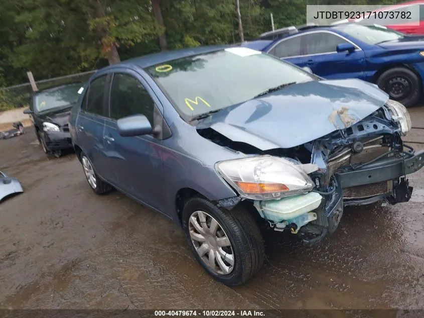 2007 Toyota Yaris VIN: JTDBT923171073782 Lot: 40479674