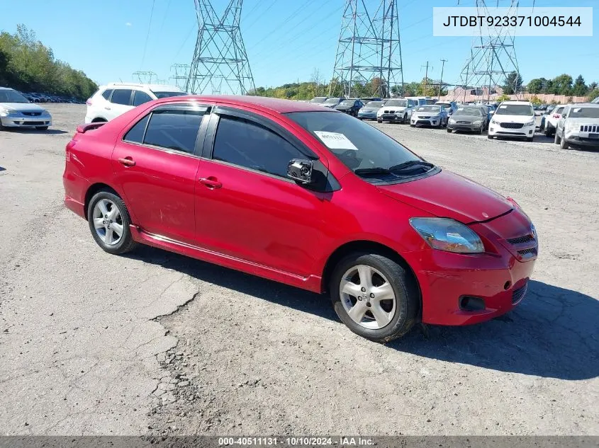 2007 Toyota Yaris S VIN: JTDBT923371004544 Lot: 40511131