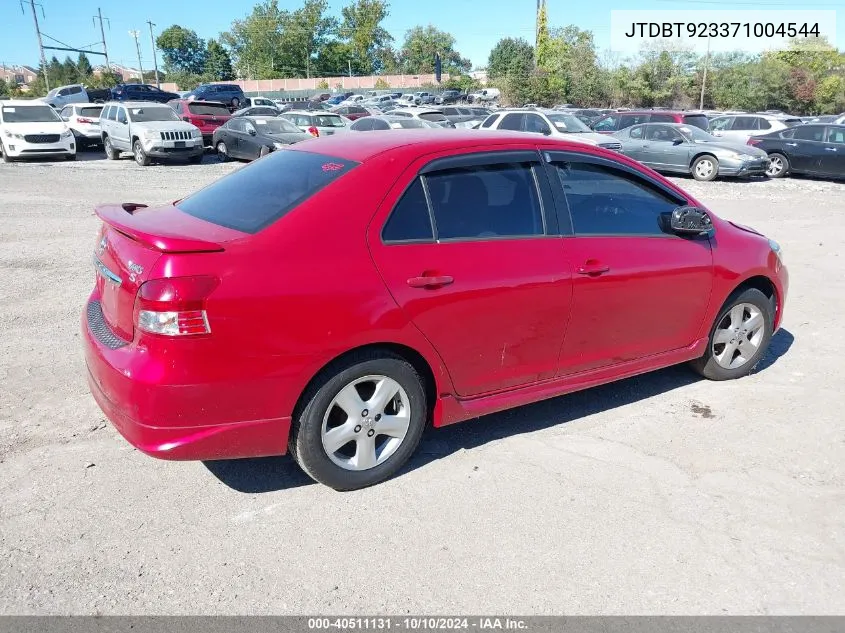 2007 Toyota Yaris S VIN: JTDBT923371004544 Lot: 40511131