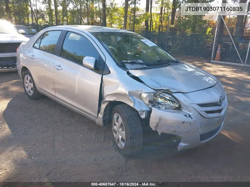 JTDBT903071160835 2007 Toyota Yaris