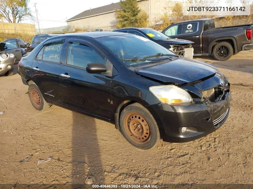 2007 Toyota Yaris VIN: JTDBT923371166142 Lot: 40646393