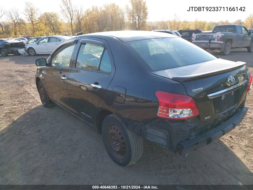 2007 Toyota Yaris VIN: JTDBT923371166142 Lot: 40646393