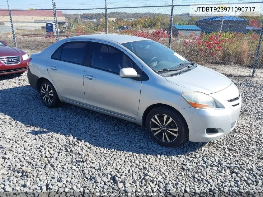 2007 Toyota Yaris VIN: JTDBT923971090717 Lot: 40662865