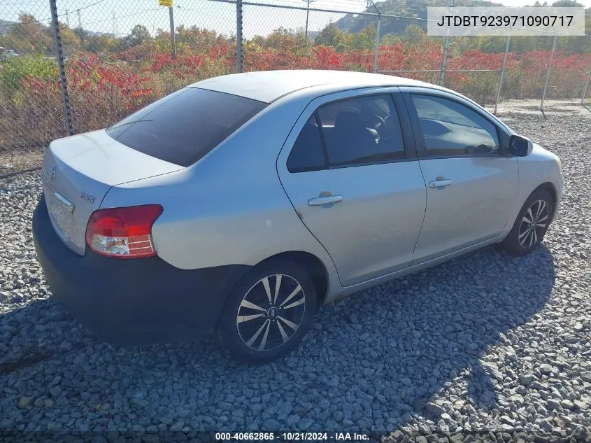 2007 Toyota Yaris VIN: JTDBT923971090717 Lot: 40662865