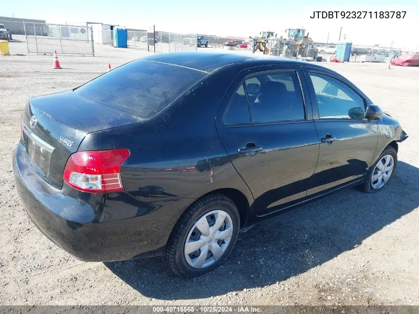 JTDBT923271183787 2007 Toyota Yaris