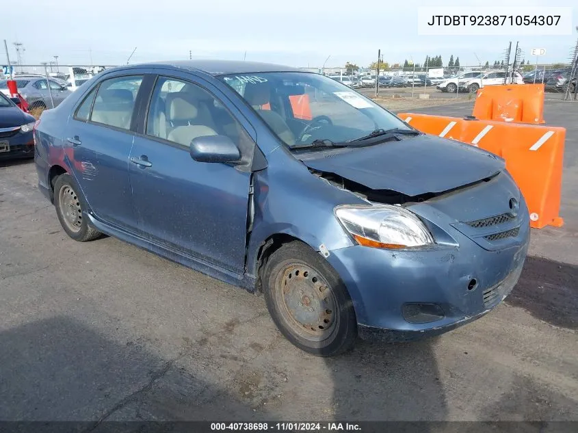 2007 Toyota Yaris S VIN: JTDBT923871054307 Lot: 40738698