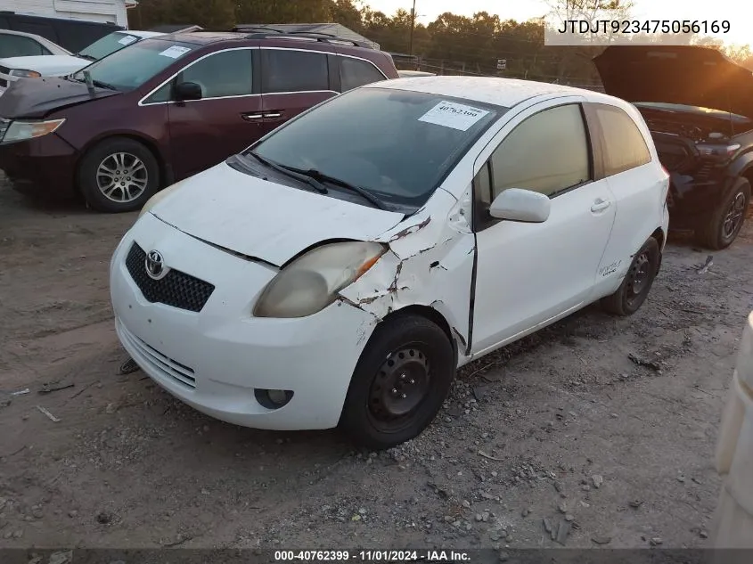 JTDJT923475056169 2007 Toyota Yaris