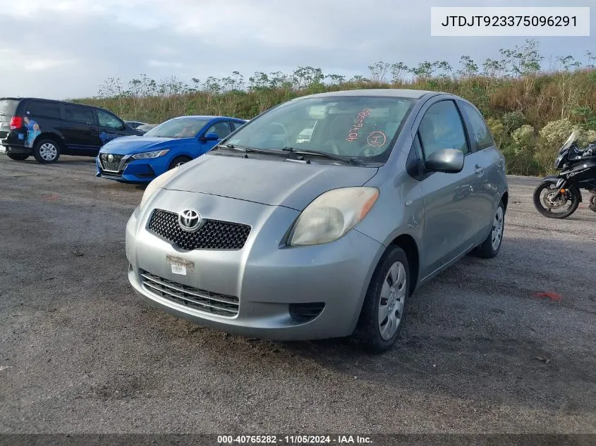 2007 Toyota Yaris VIN: JTDJT923375096291 Lot: 40765282