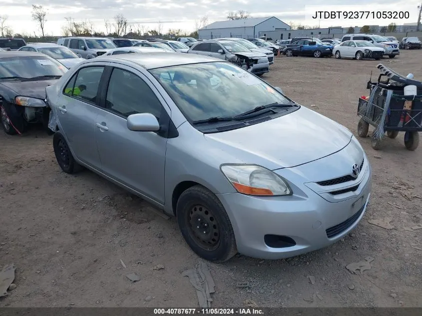 2007 Toyota Yaris VIN: JTDBT923771053200 Lot: 40787677