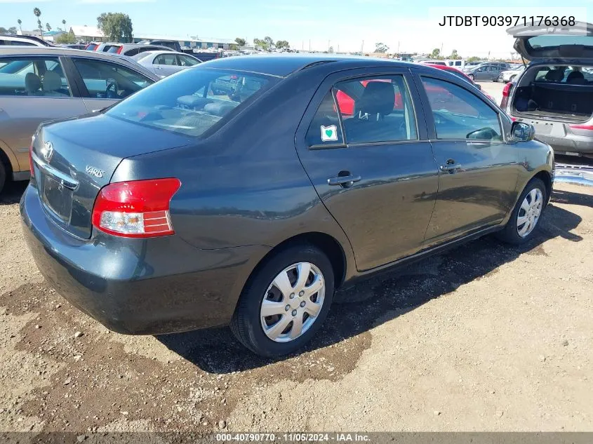 2007 Toyota Yaris VIN: JTDBT903971176368 Lot: 40790770