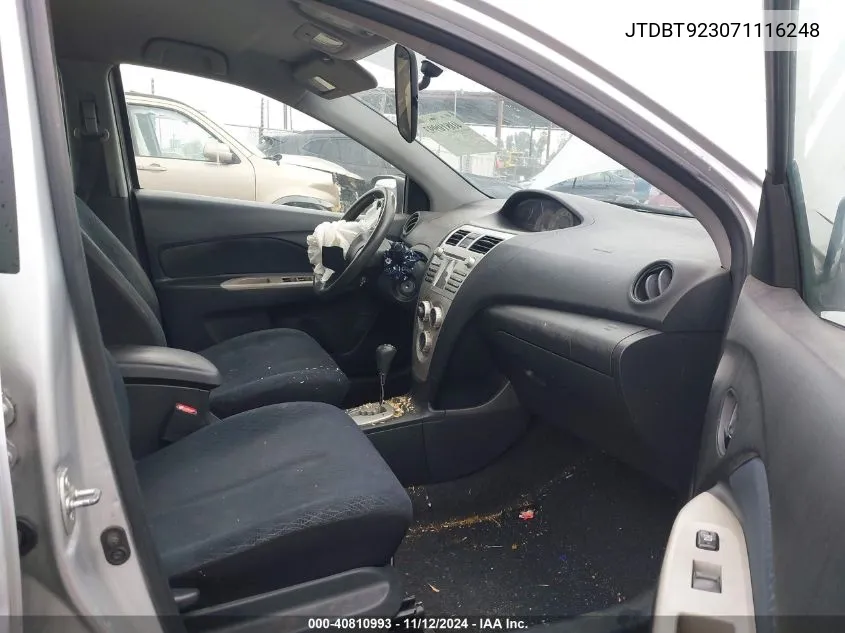 JTDBT923071116248 2007 Toyota Yaris