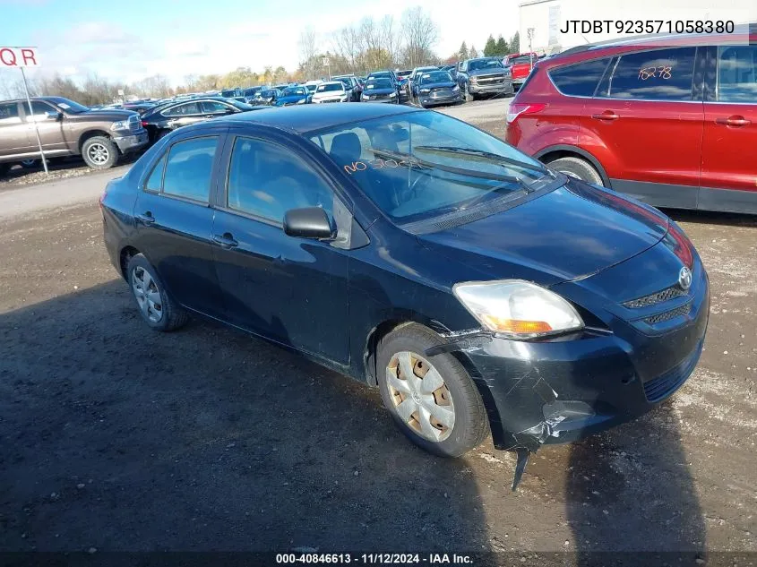 JTDBT923571058380 2007 Toyota Yaris