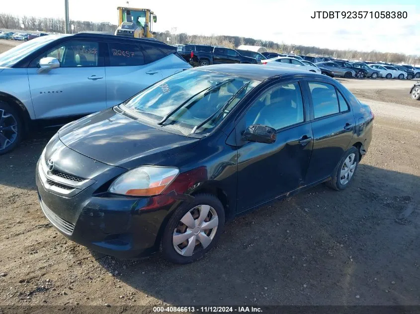 JTDBT923571058380 2007 Toyota Yaris