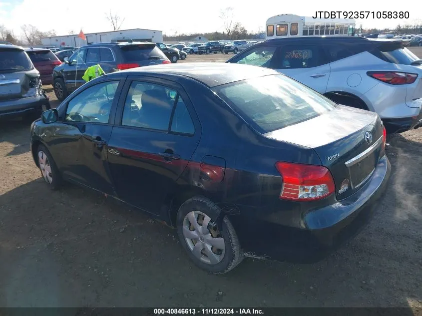 JTDBT923571058380 2007 Toyota Yaris