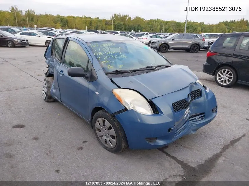 JTDKT923885213076 2008 Toyota Yaris