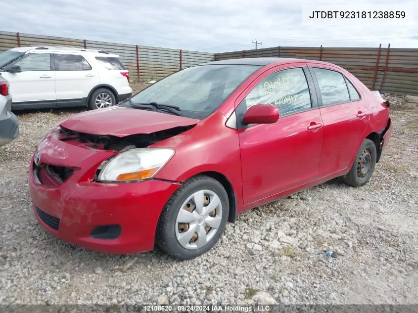 JTDBT923181238859 2008 Toyota Yaris