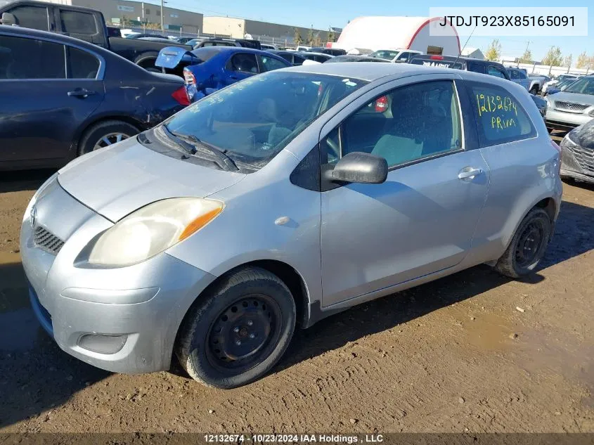 2008 Toyota Yaris VIN: JTDJT923X85165091 Lot: 12132674