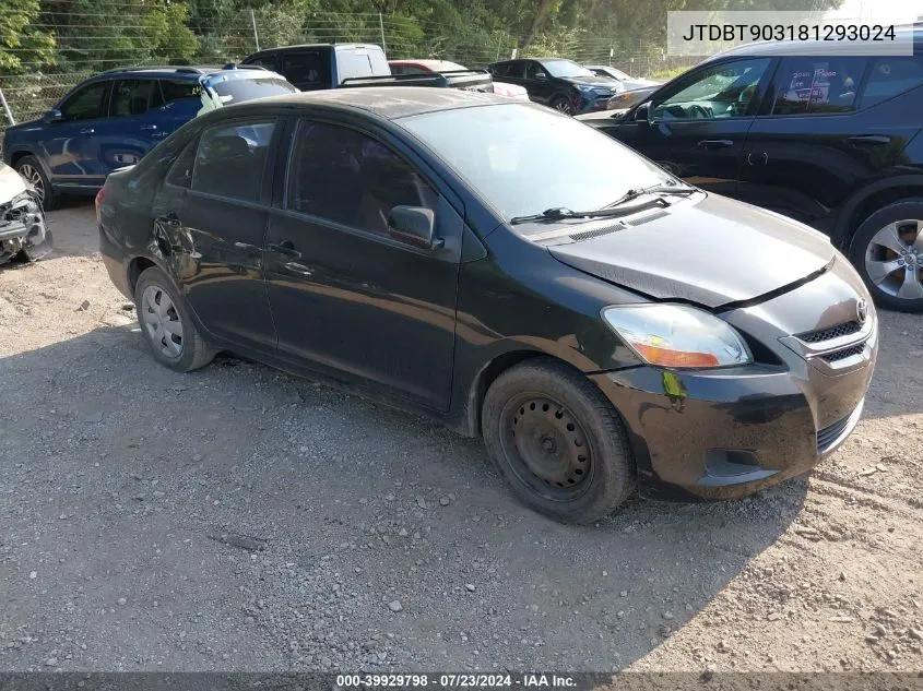 JTDBT903181293024 2008 Toyota Yaris