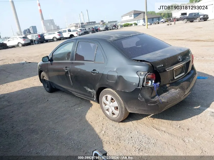 JTDBT903181293024 2008 Toyota Yaris