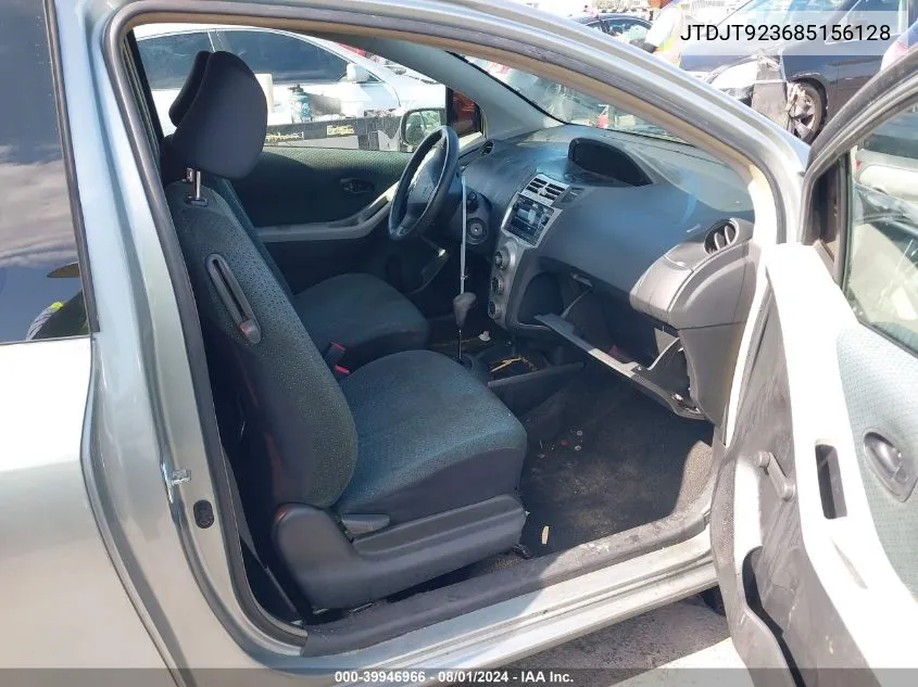 JTDJT923685156128 2008 Toyota Yaris