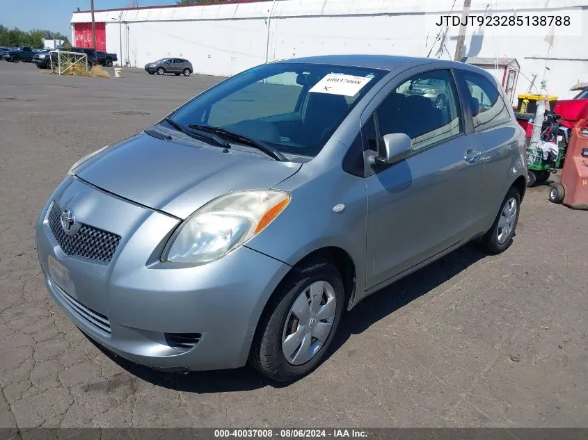 JTDJT923285138788 2008 Toyota Yaris