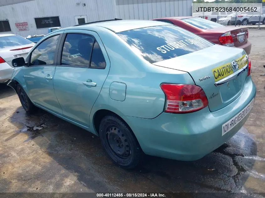 JTDBT923684005462 2008 Toyota Yaris