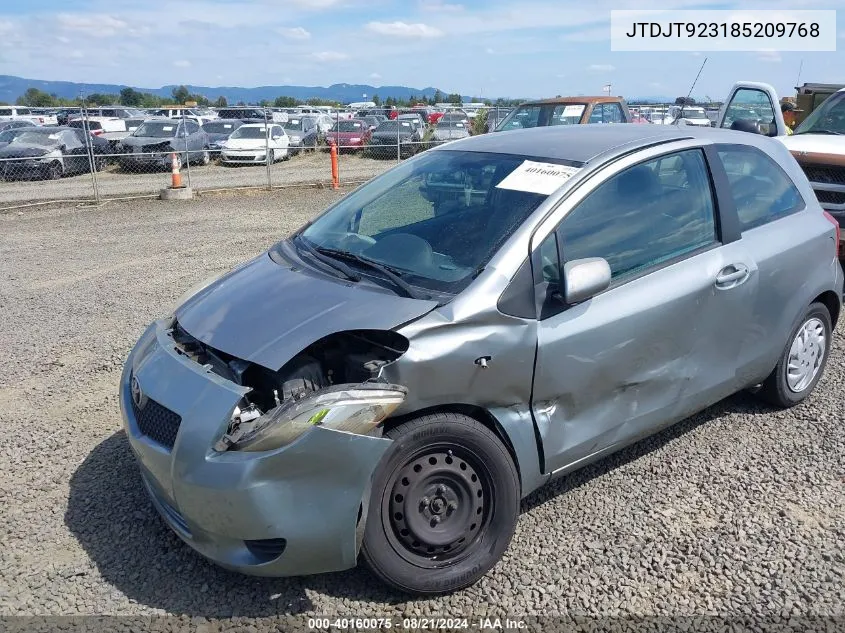 JTDJT923185209768 2008 Toyota Yaris