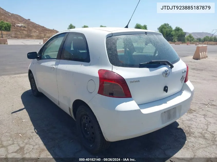 JTDJT923885187879 2008 Toyota Yaris