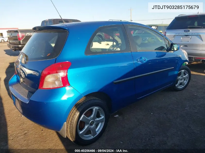 JTDJT903285175679 2008 Toyota Yaris