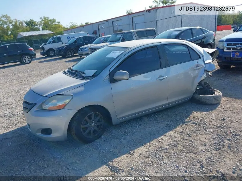 JTDBT923981232579 2008 Toyota Yaris